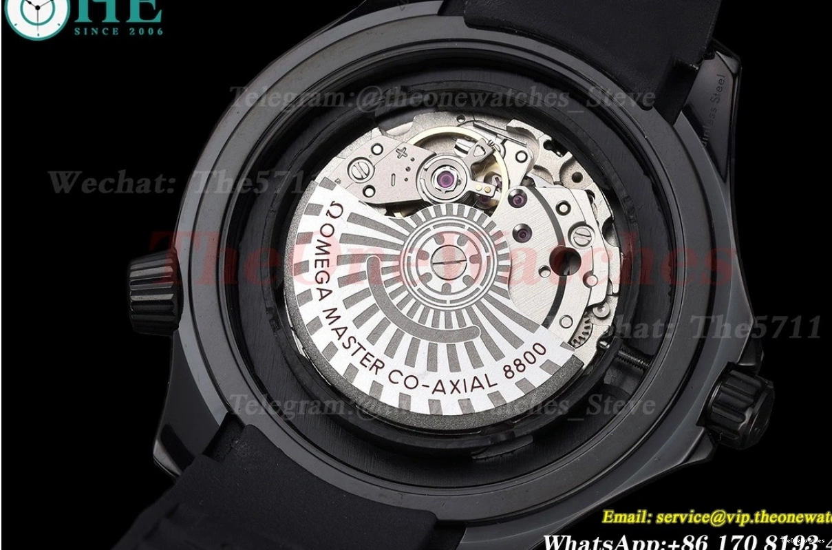 Dial 42mm MY8215 GDF Black 300m RU PVD Seamaster 1202